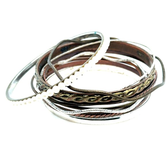 Lot of 10 Bangles - Picture 1 of 5
